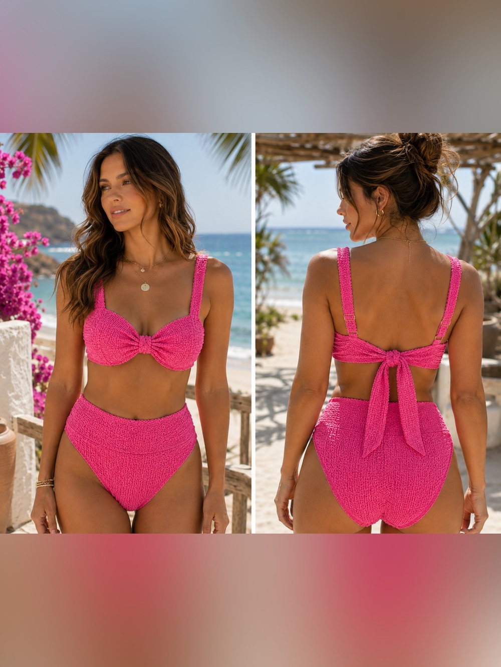 Bright Pink Fun Bikini